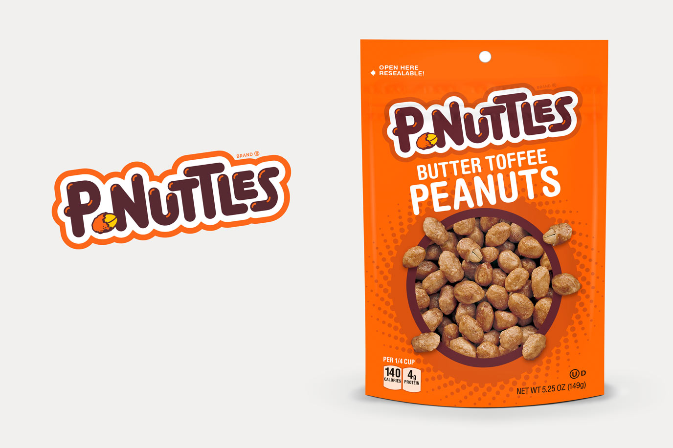P-Nuttles Logo + Packaging Update