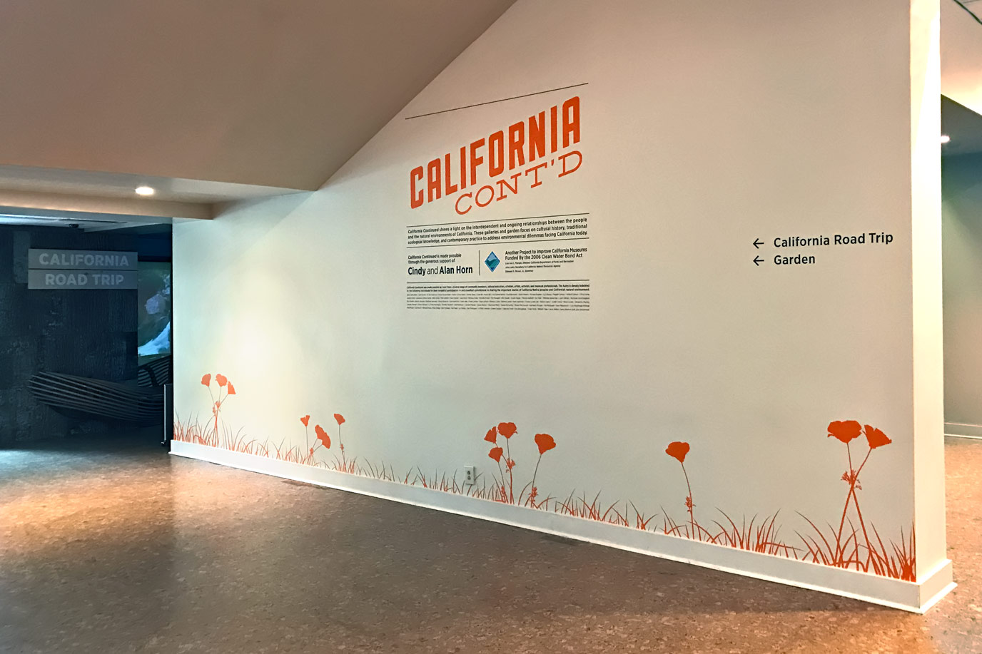 Autry Museum - California Continued donor recognition wall