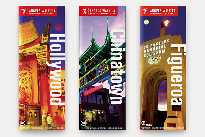 Angels Walk LA sample guidebook covers