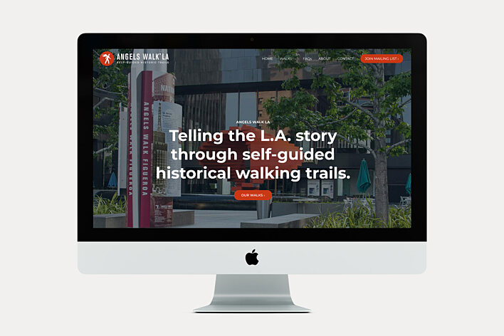 Angels Walk LA - Responsive Website