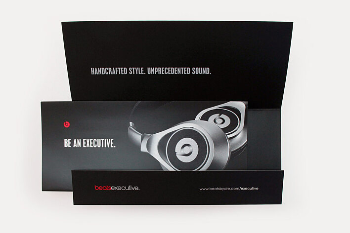 Beats by Dre - mailer insert foldout