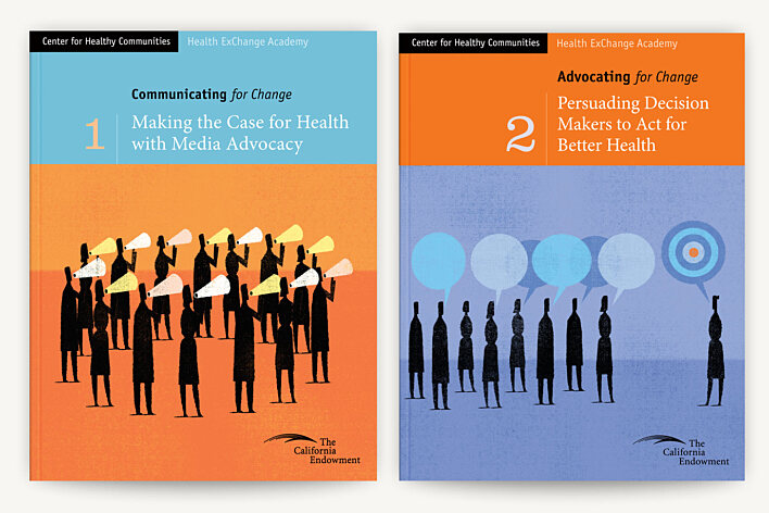Health ExChange Academy textbook covers - The California Endowment