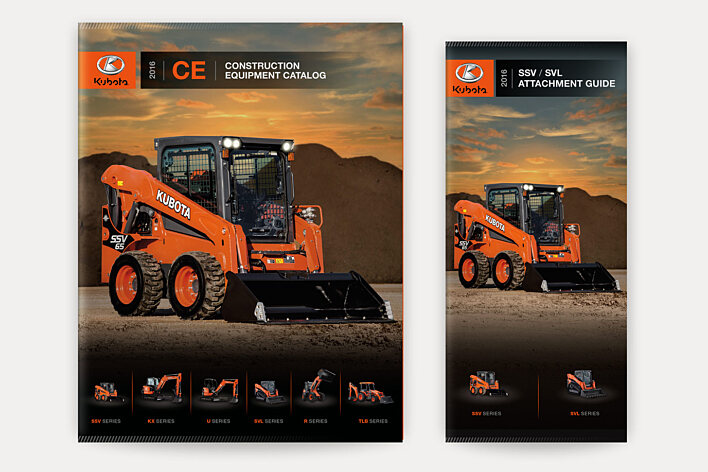 Kubota construction equipment catalogs