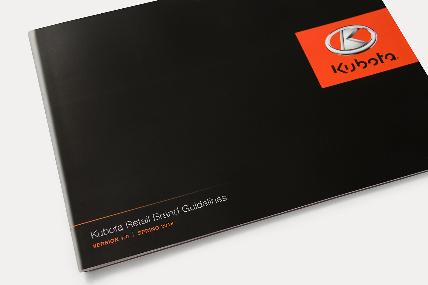 Kubota Retail Brand Guidelines cover