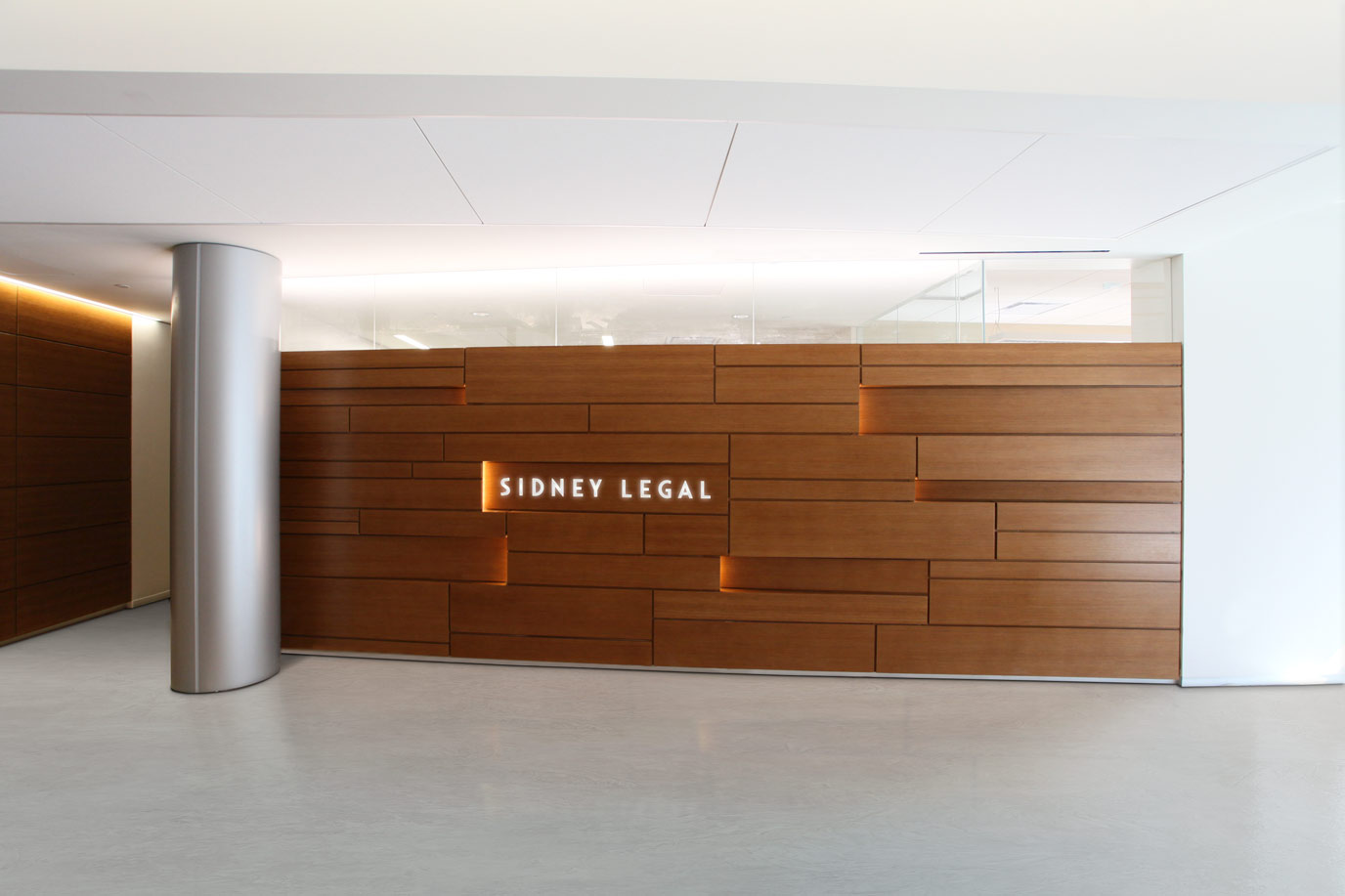 Interior Lobby Wall Identity - Environmental Graphics System