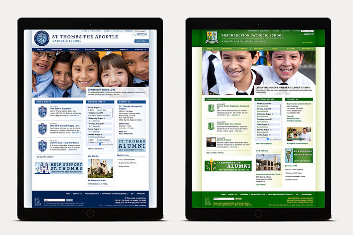 Catholic School Website