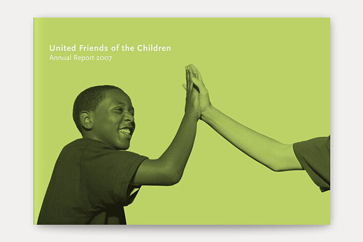 United Friends of the Children 2007 annual report cover